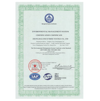 Certification